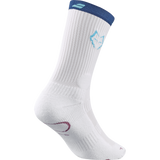 Padel Mid-Calf Socks Juan Lebrón White/Estate Blue