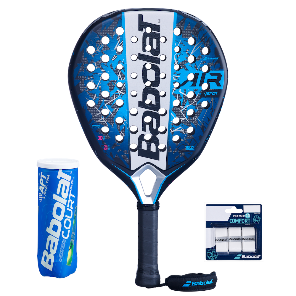 Veron Air 2.5 2025 + Padel Court + 3-pack Overgrip